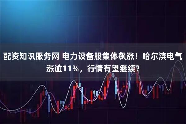 配资知识服务网 电力设备股集体飙涨！哈尔滨电气涨逾11%，行情有望继续？