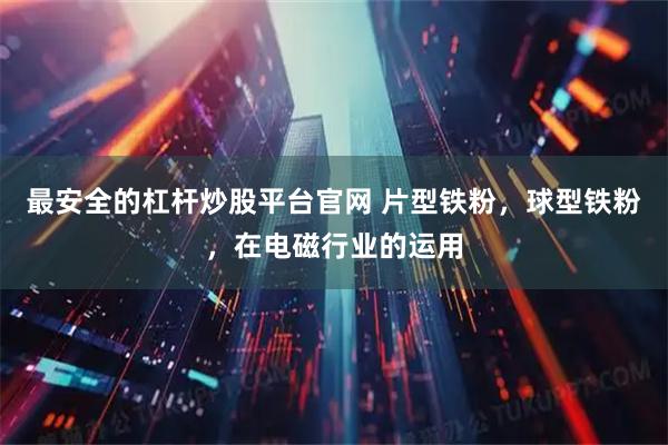 最安全的杠杆炒股平台官网 片型铁粉，球型铁粉，在电磁行业的运用